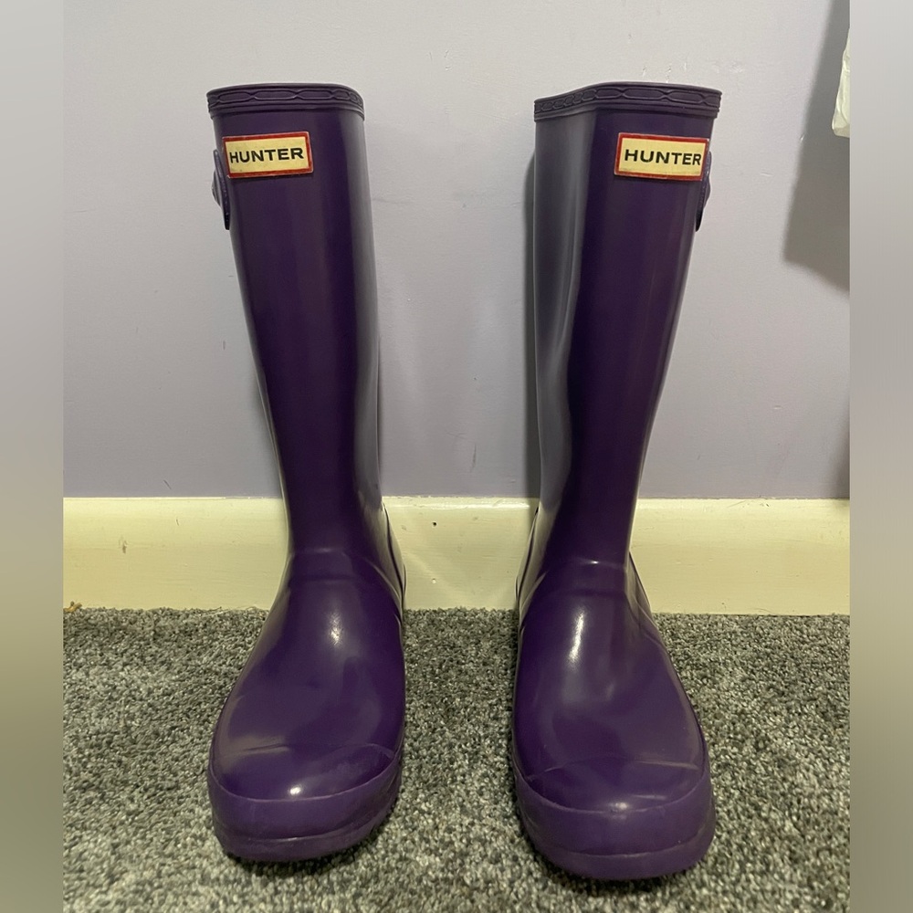 Purple hunter boots!!